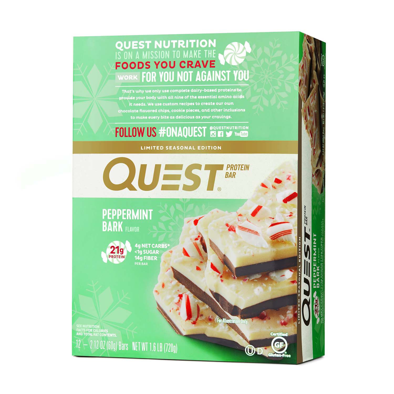 Protein Bar Peppermint Bark Peppermint Bark GNC